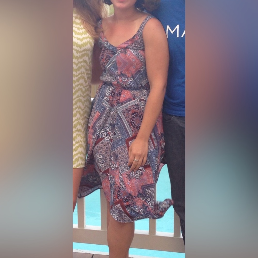 Tile Pattern Handkerchief Sundress - image 2